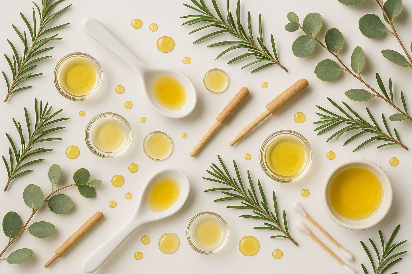 without the bottle and show tea tree oil